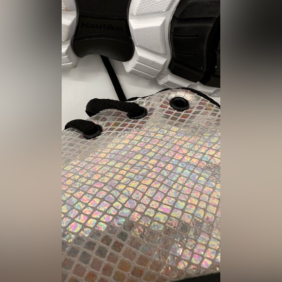 NWT Nautilus Spark Oxford Safety Shoe Womens 8.5 White Iridescent Workwear N1075 - Picture 11 of 11